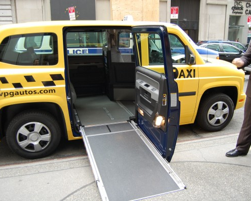 Wheelchair accessible Taxi