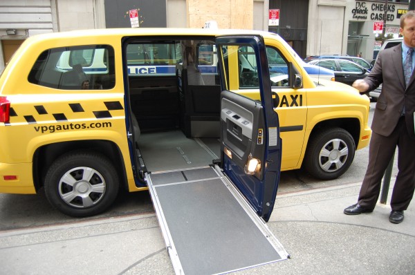 Wheelchair accessible Taxi