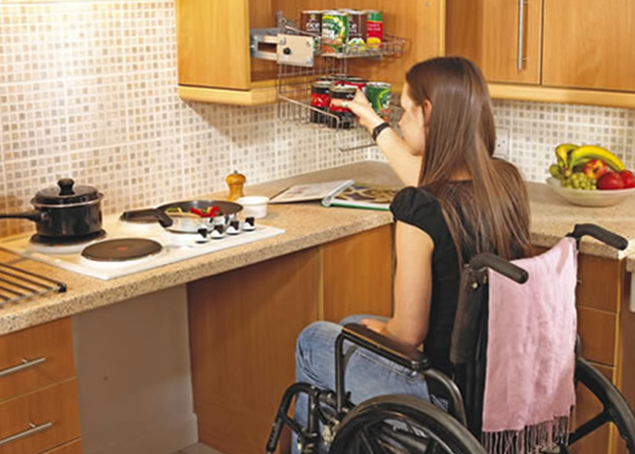 kitchen table for wheelchair user