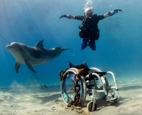 Accessible scuba diving