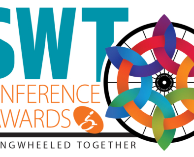 Strong wheeled together conference logo