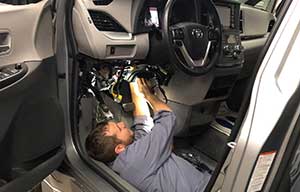 Mark Wellman in his Chevy Truck