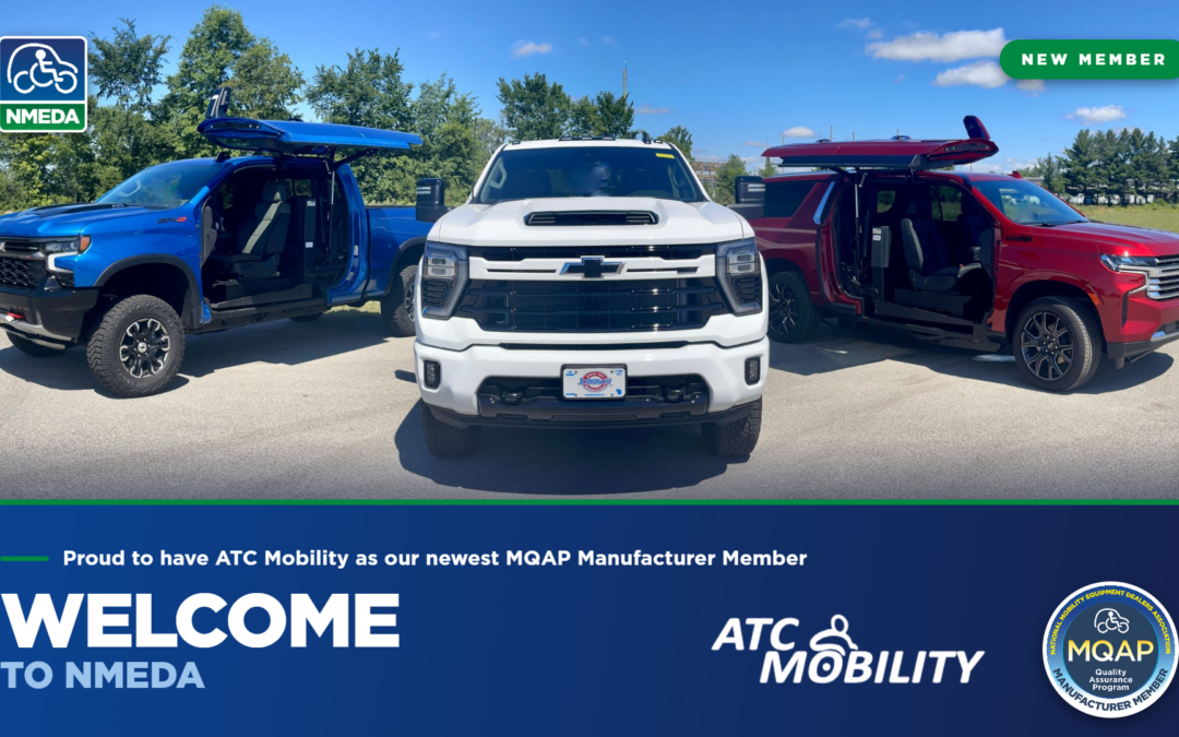 ATC Mobility Joins the National Mobility Equipment Dealers Association (NMEDA) as an MQAP Member