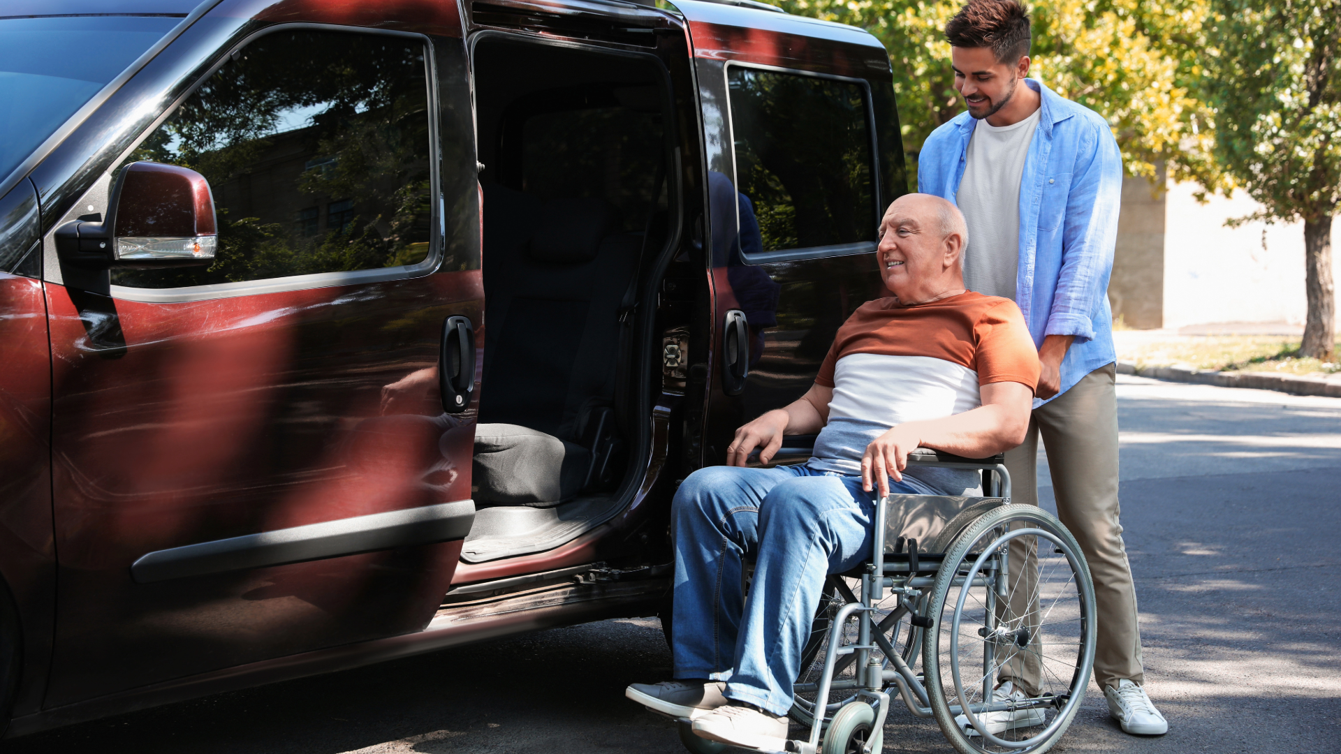 NMEDA members and a consumer with an accessible vehicle